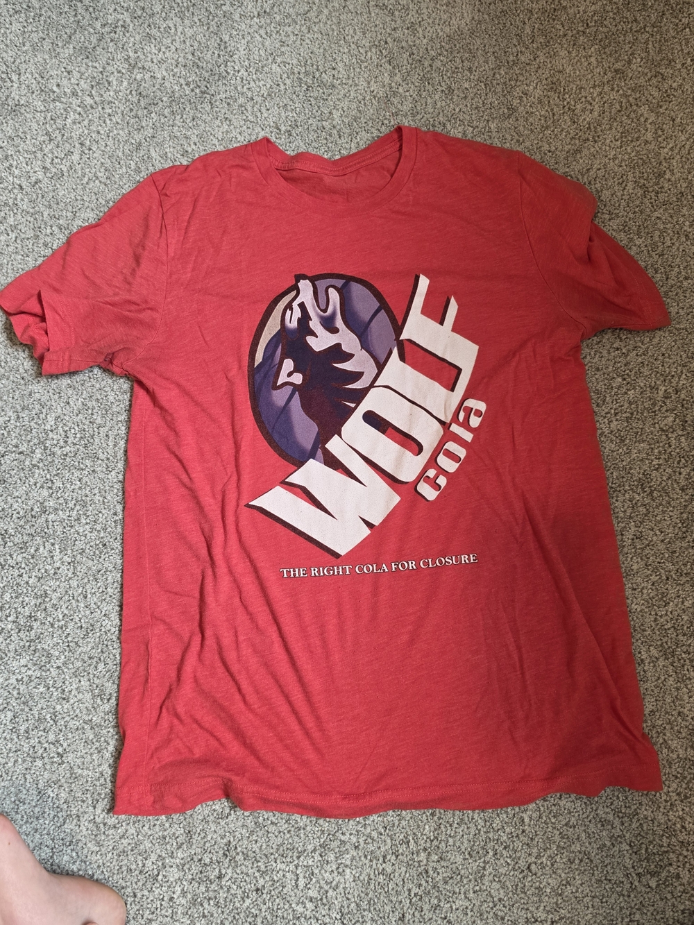 Wolf Cola Red Graphic Tee